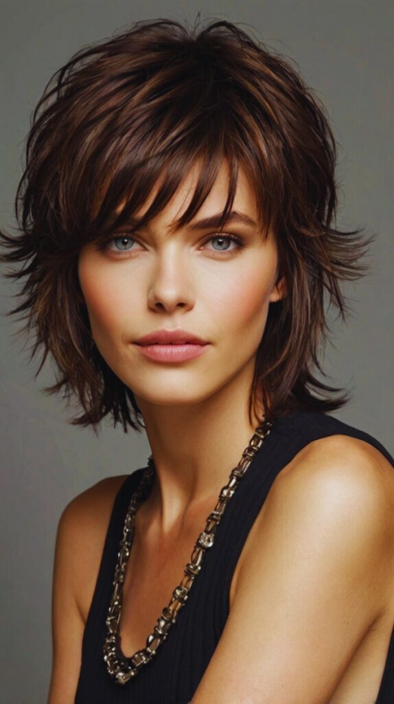 9. Shaggy Layers with Tapered Sides