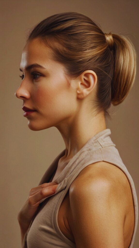 6. Low Ponytail with a Twist