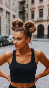 15. Low Twisted Bun