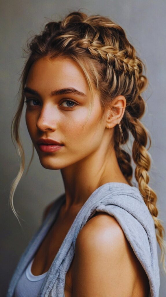 11. Messy Side Braid
