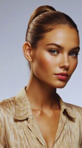 15. Slicked-Back Low Ponytail