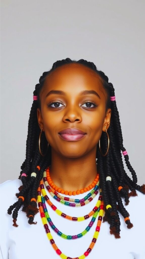 Bantu Knots for a Bold Statement Touch