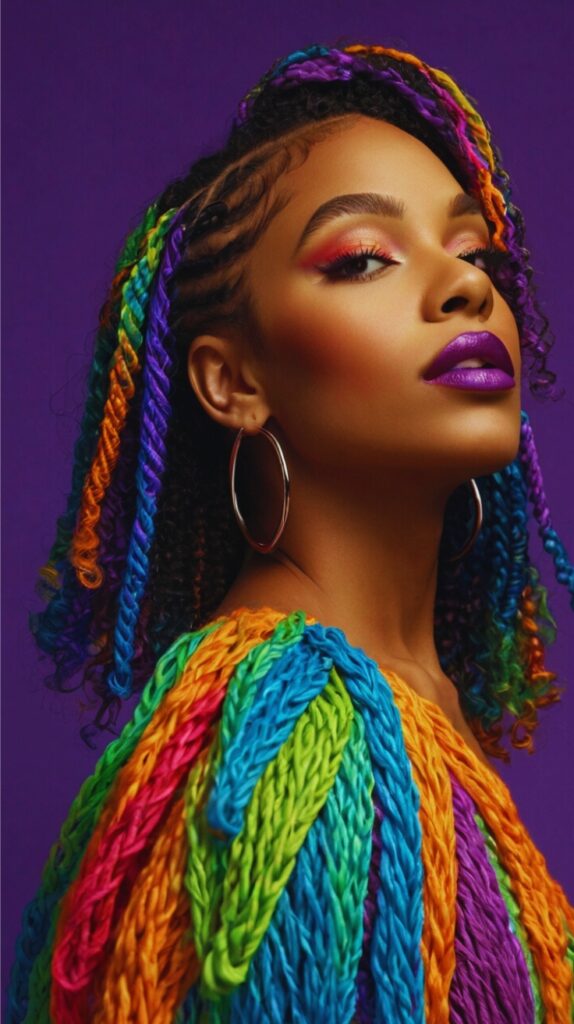 Bold and Bright With Colored Twists