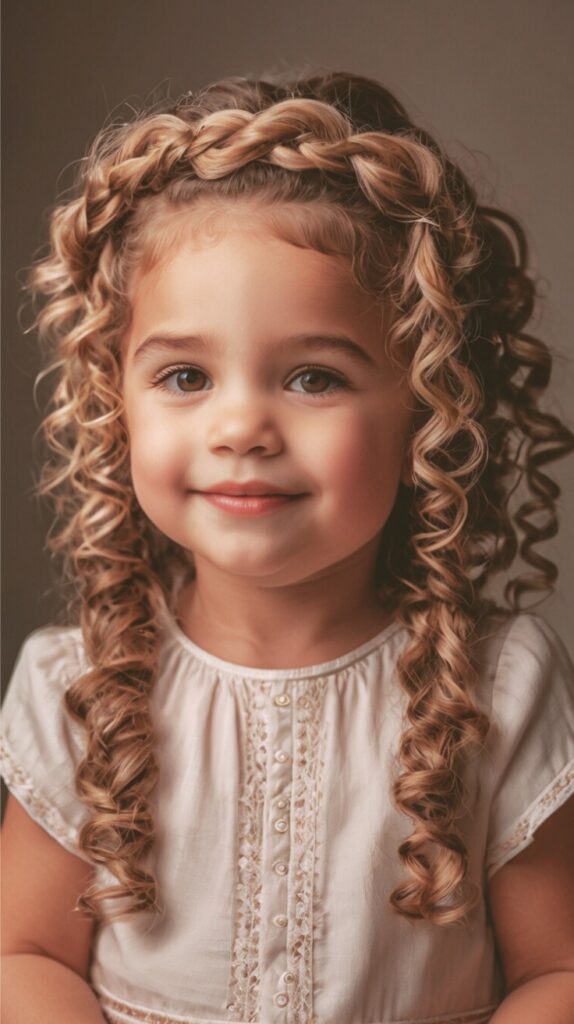 Braided Crown Curly