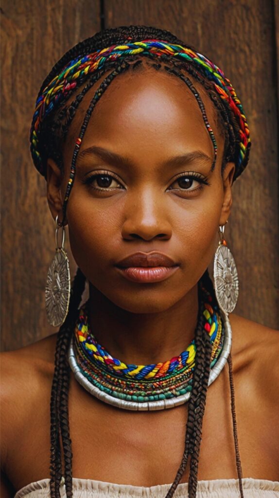 Braided Front Fulani Twist