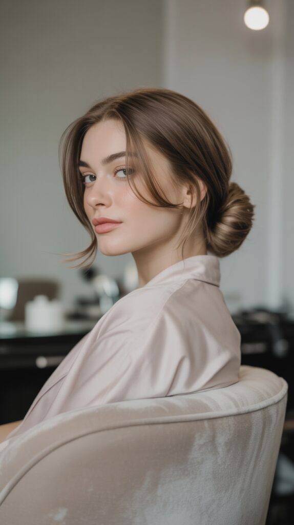 Chic Low Bun with Classy Look