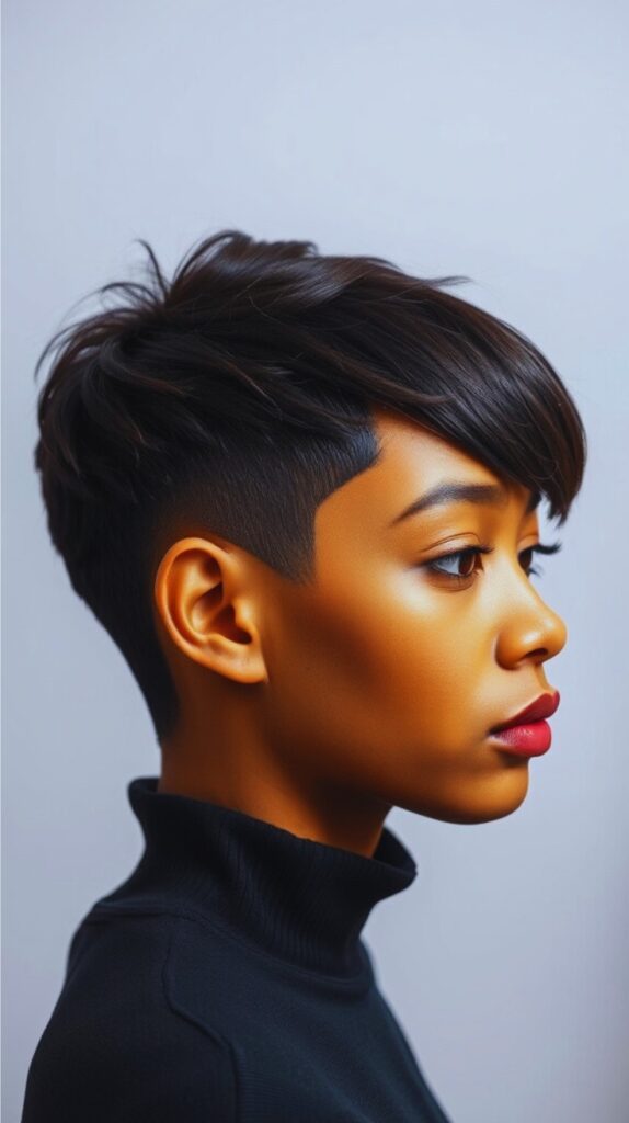 Chic Tapered Cut for 4B Hair