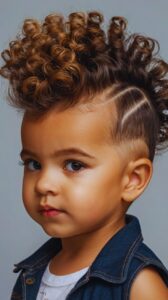 Curly Fauxhawk