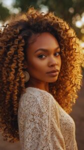 Curly Fulani Twists