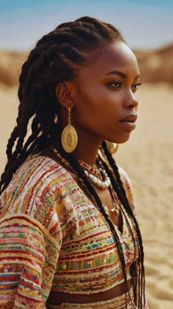 Deeply Layered Fulani Twists