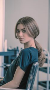 Effortless Sleek Low Ponytail Look