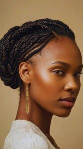 Fulani Twist Updo