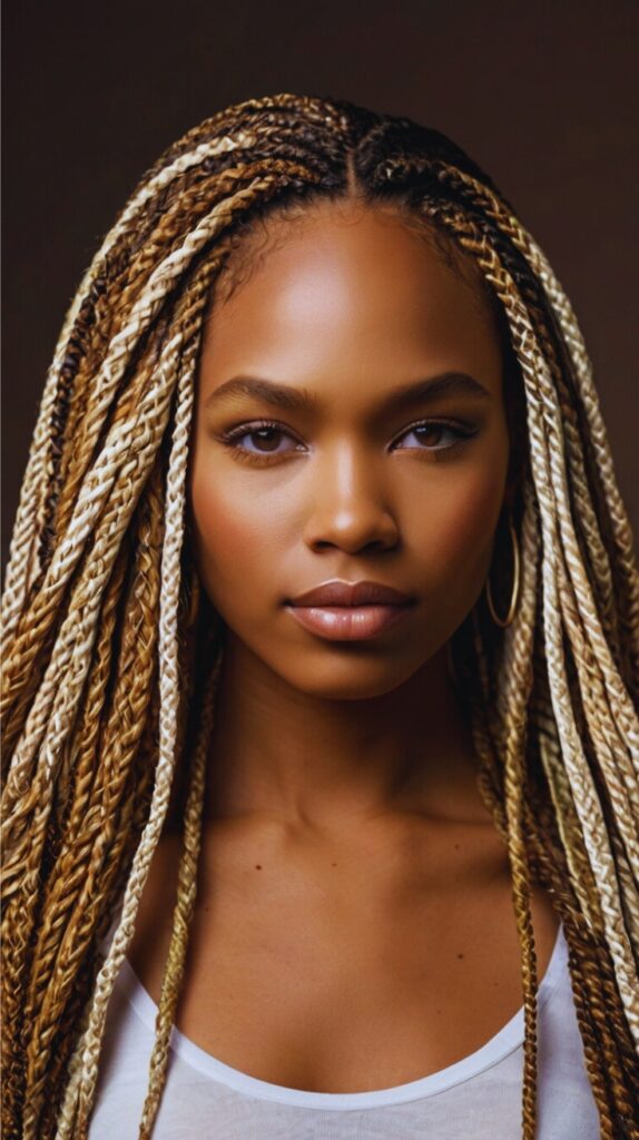 Fulani Twists with Highlights Touches