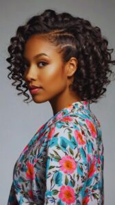 Playfulness Flat Twist with Curly Ends