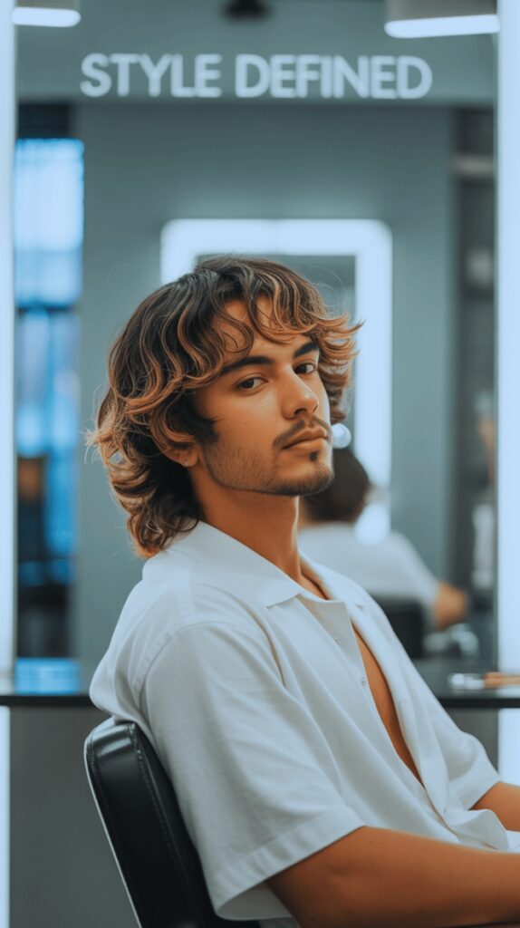 Textured Long Wavy Hair 