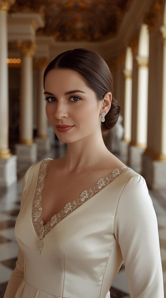 The-Debut-of-Her-Classic-Bun-at-Royal-Engagements.