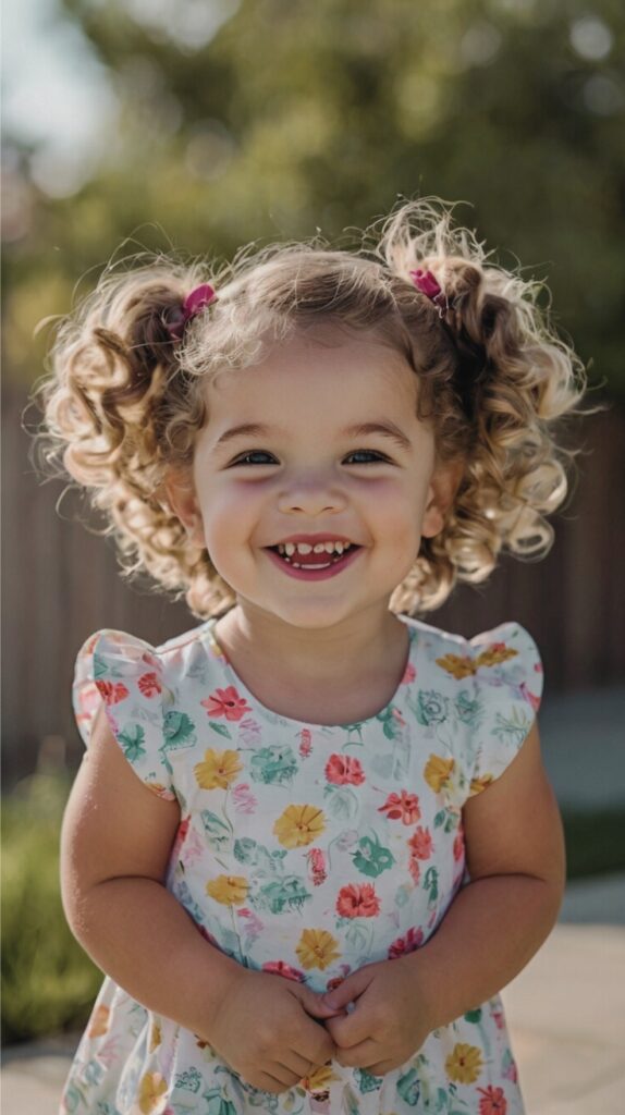 Timeless Curly Pigtails