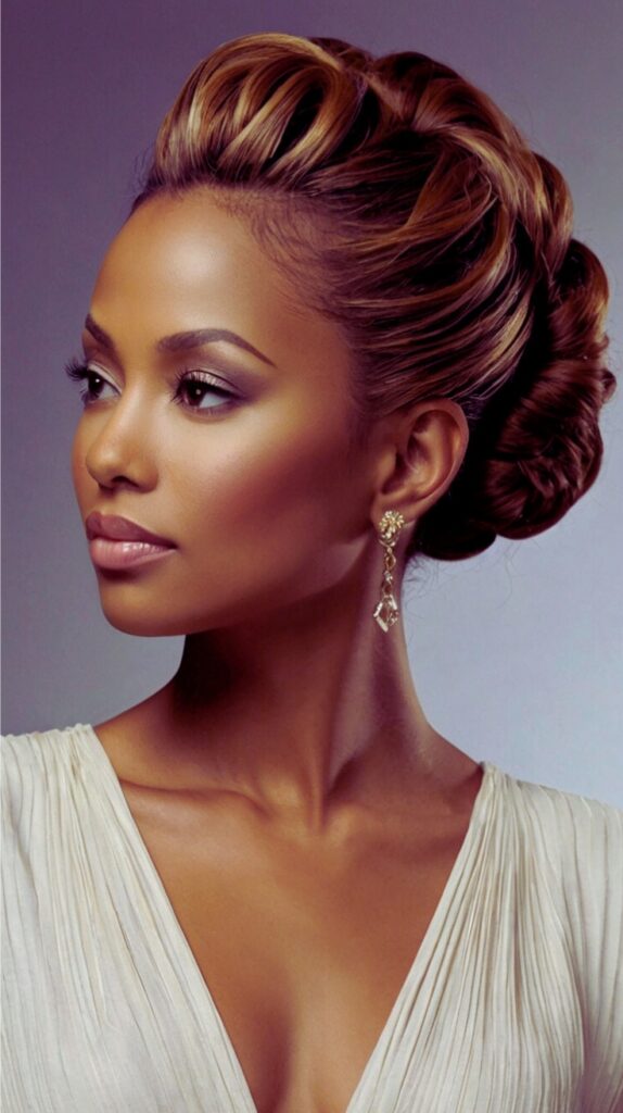 Timeless Flat Twist Updo for Special Occasions