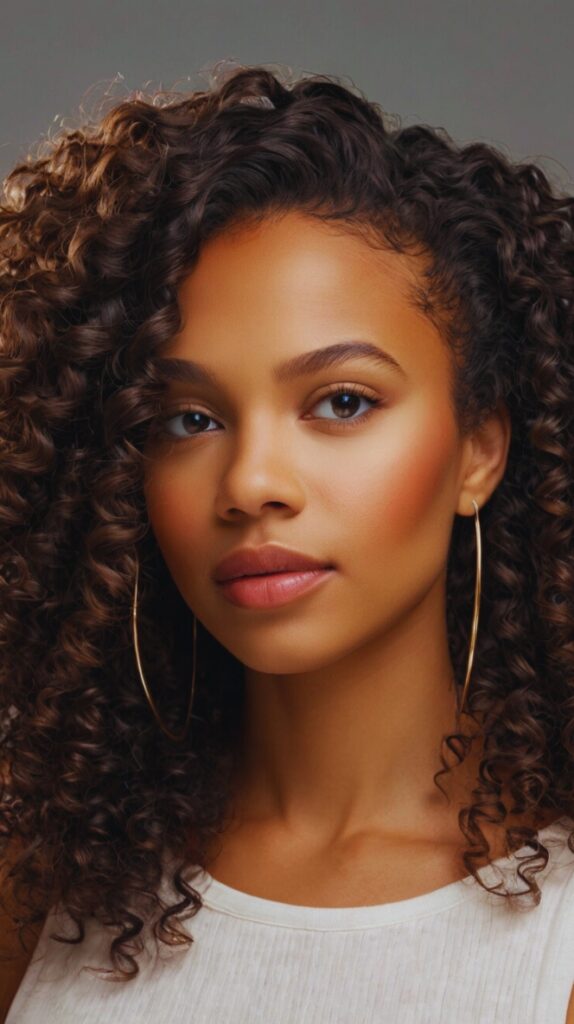 Twist-Out Curls for Structured Curls