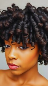Twist-Out Defined 4B Curls