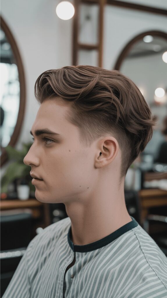 Undercut with Long Wavy Top