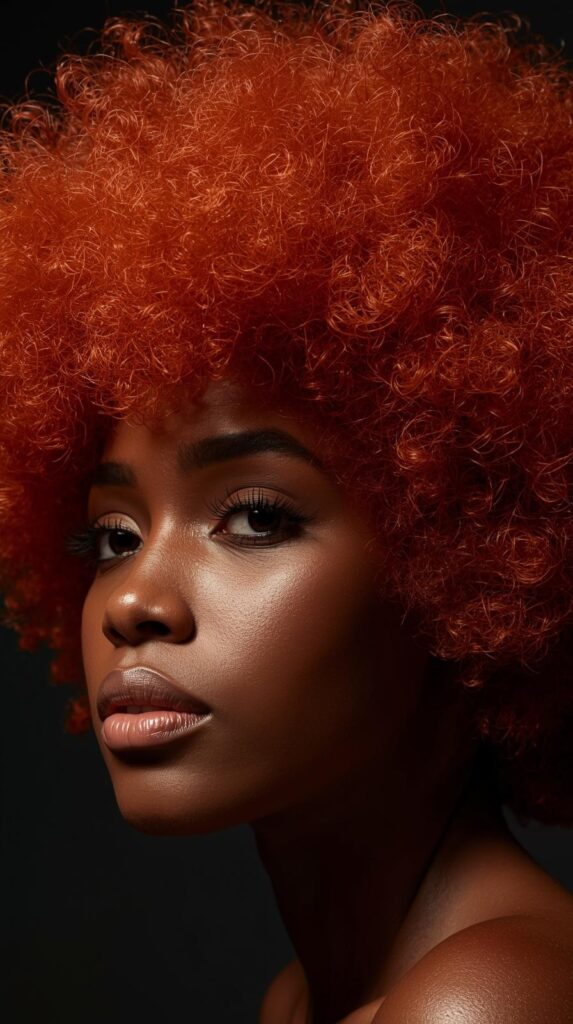 1. Bold Ginger Afro