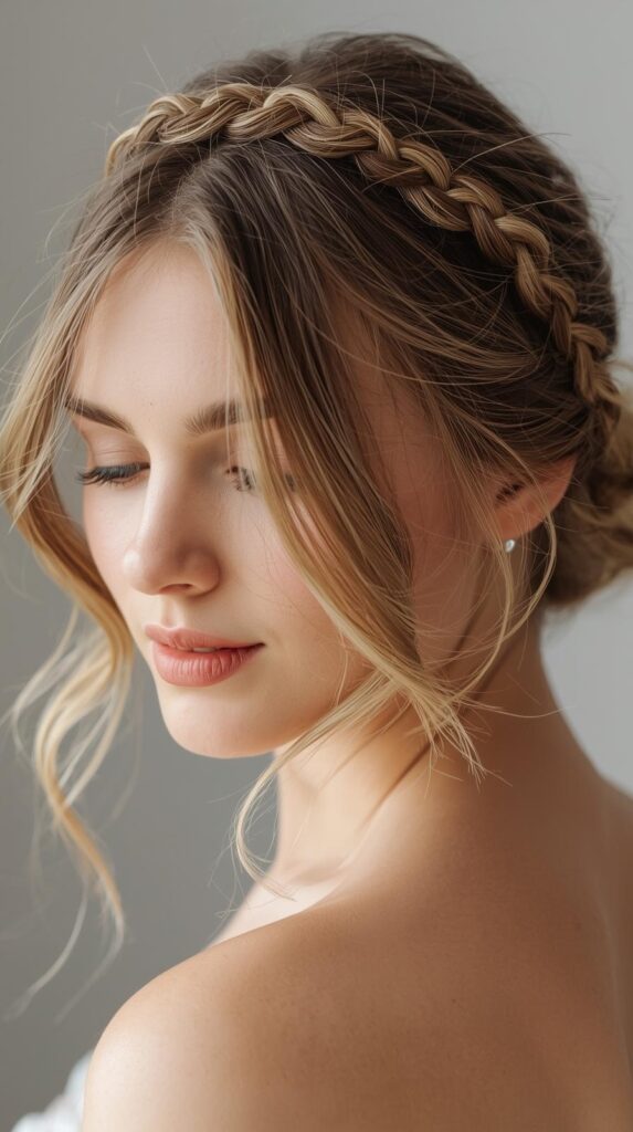 1. Loose Braided Crown