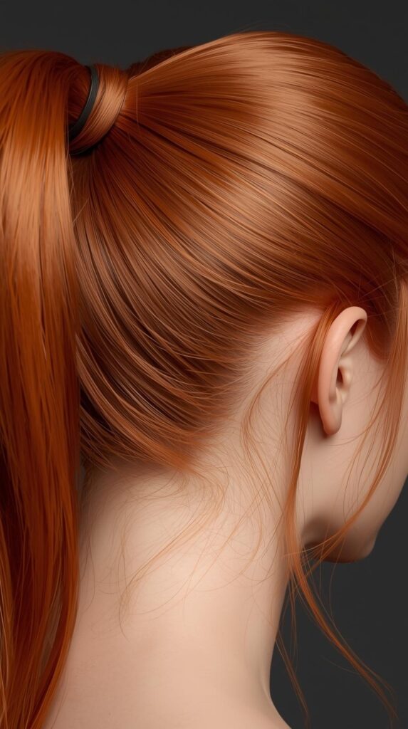 10. Ginger Ponytail