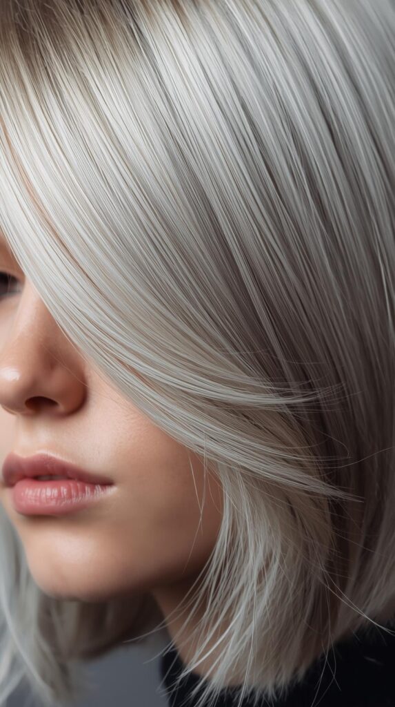 10. Icy Silver Blonde