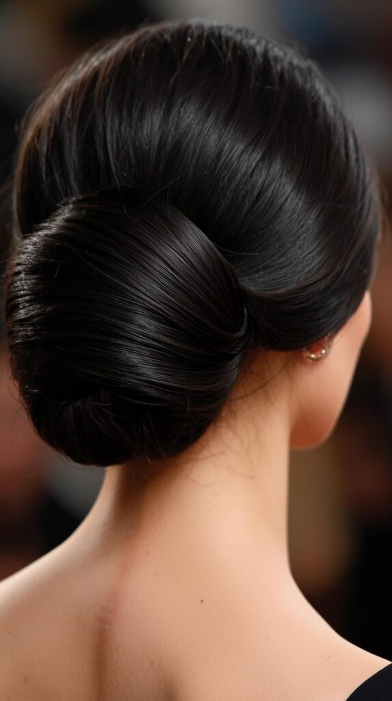 11. Jet Black Updo