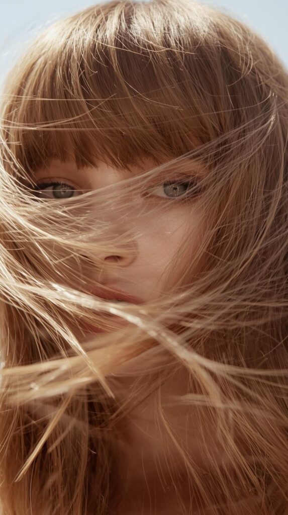 11. Voluminous Curtain Bangs