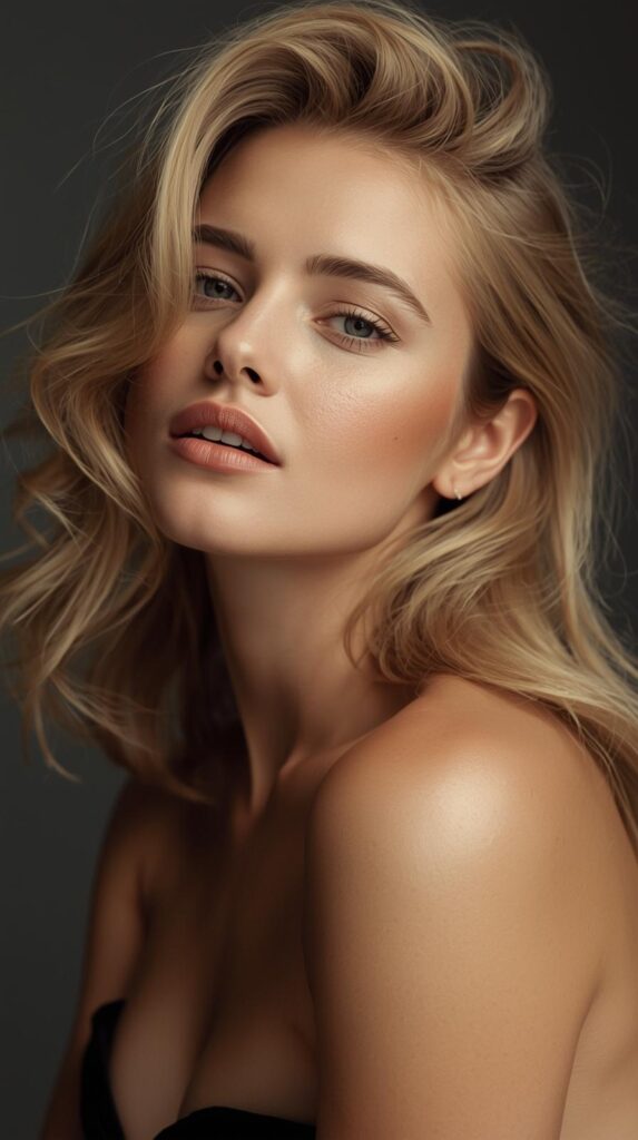 12. Champagne Blonde Elegance