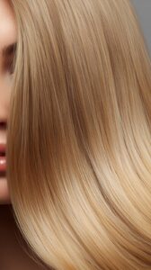 12. Golden Blonde with Dark Root Shadow