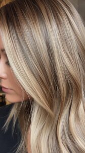 13. Rooted Ashy Highlights