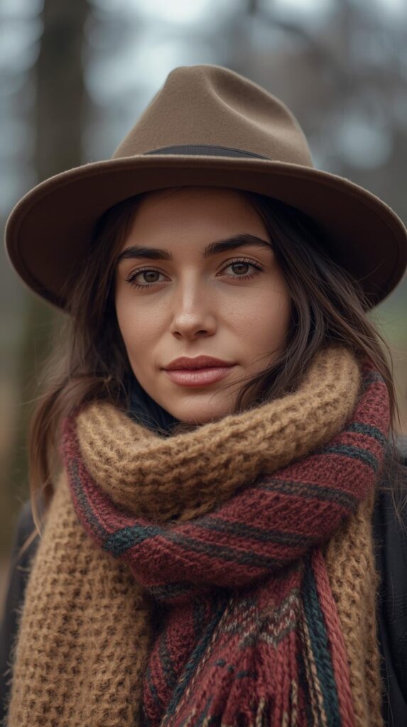 13. Wear Hats or Scarves Outdoors