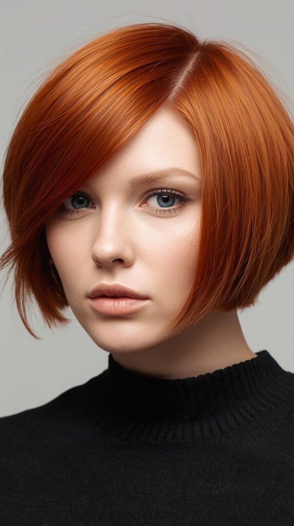 2. Ginger Bob Cut