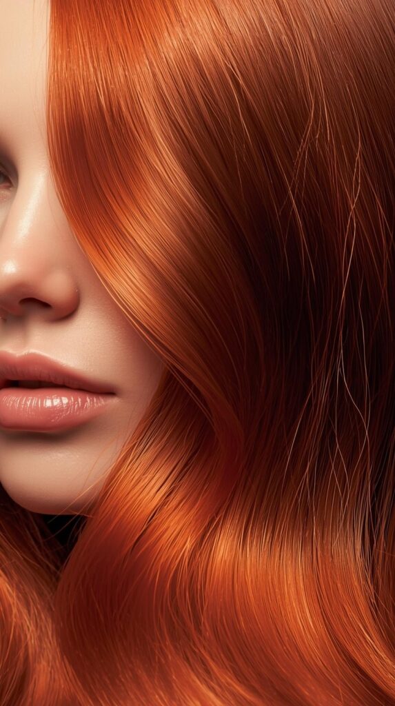 3. Copper Tones with a Glossy Finish