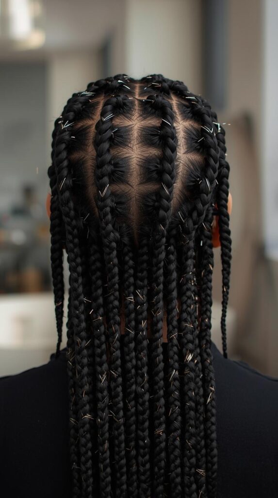 3. Cornrows with a Modern Twist