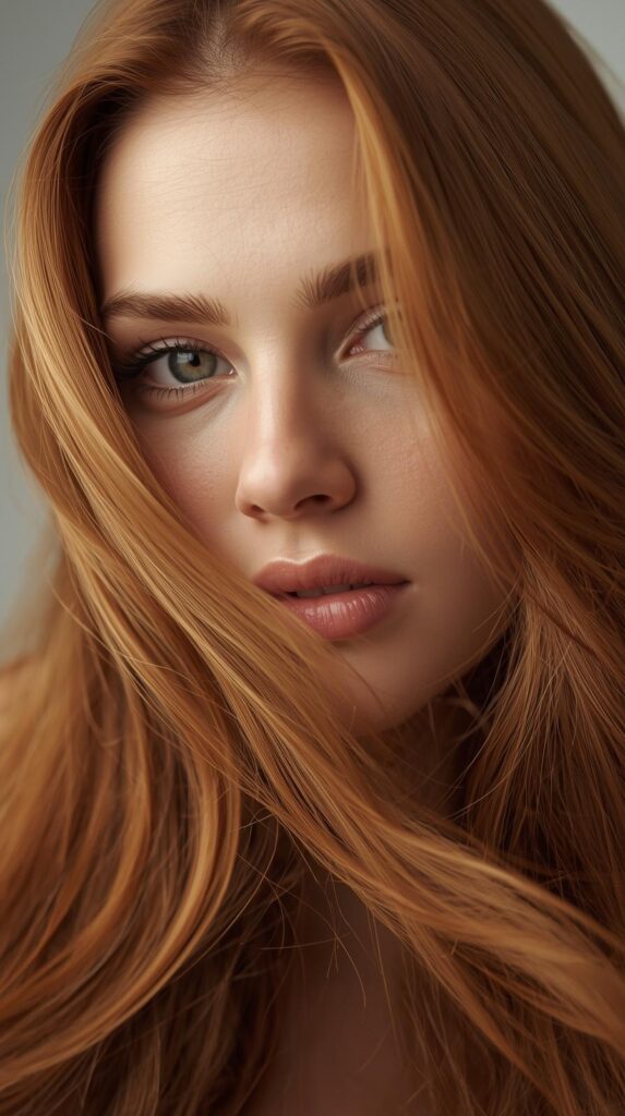 3. Long Ginger Waves