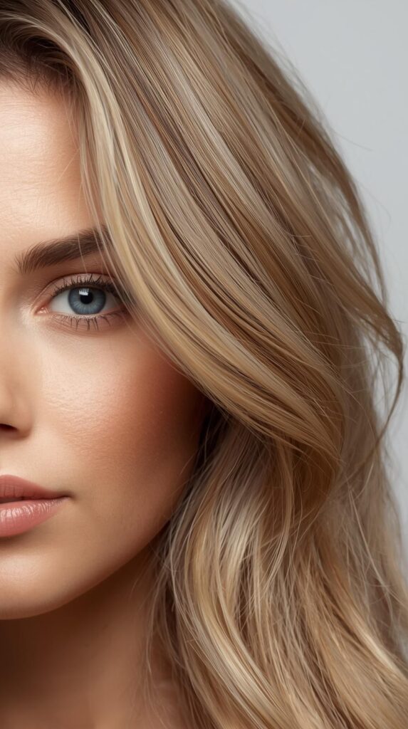 4. Ash Blonde with Root Smudge