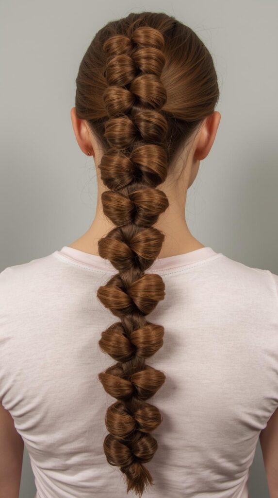 6. Bubble Ponytail