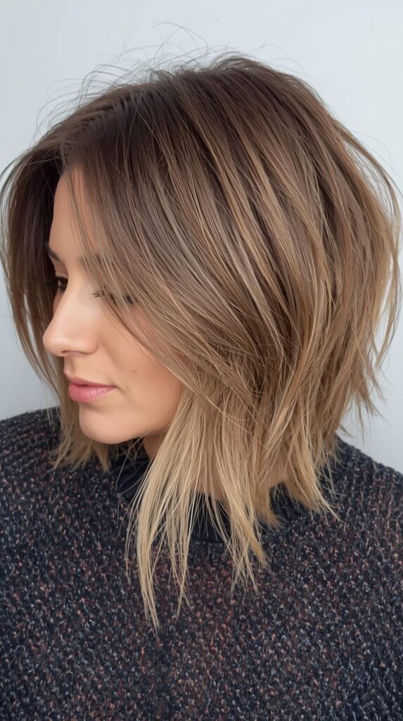 6. Shaggy Bob