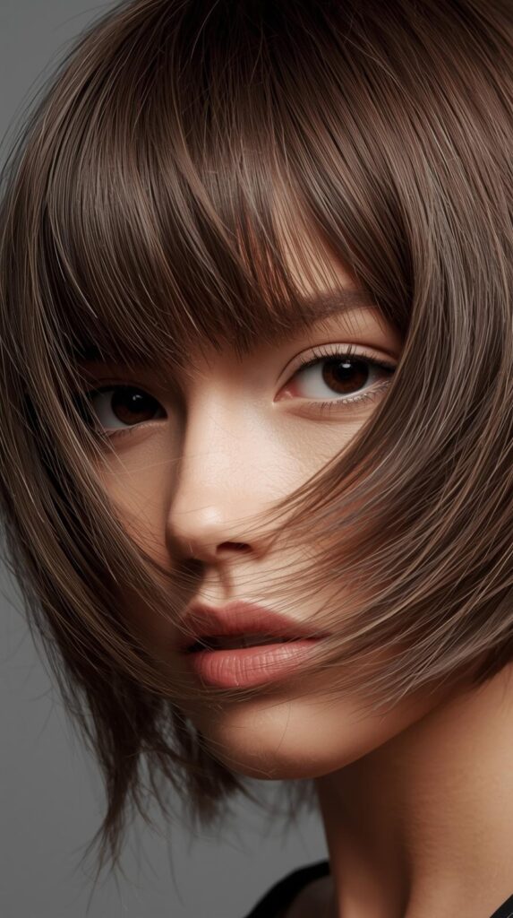 6. Short Curtain Bangs