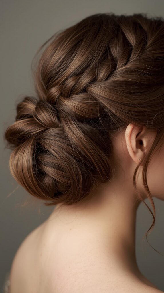 7. Twisted Half-Updo