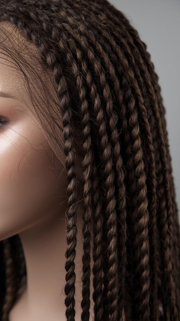 7. Wigs with Braided Bases