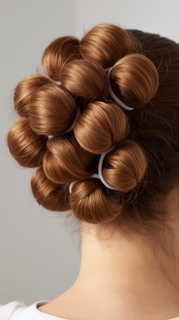 8. Bubble Ponytail