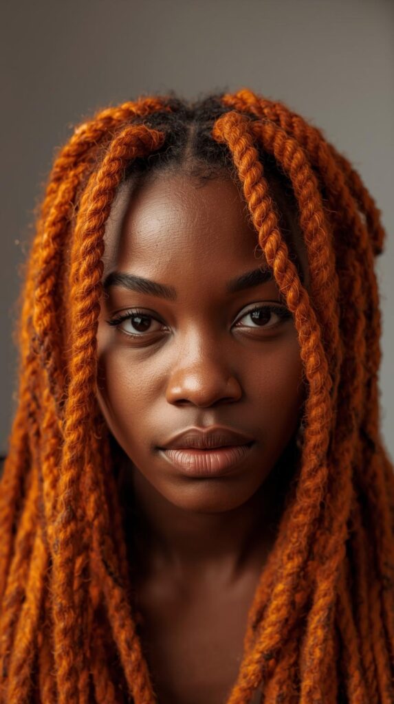 8. Ginger Locs