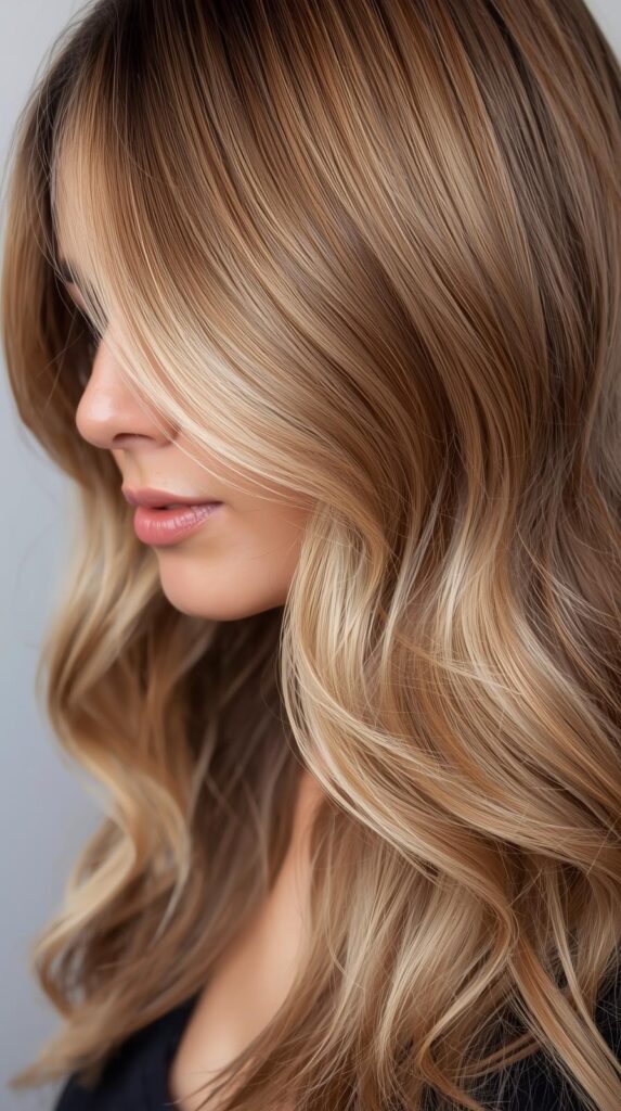 8. Honey Blonde Balayage