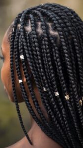 8. Knotless Fulani Braids with Feed-Ins