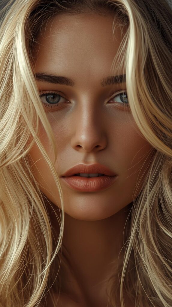 8. Sandy Blonde with Rooted Depth